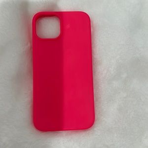 silicone hot pink case